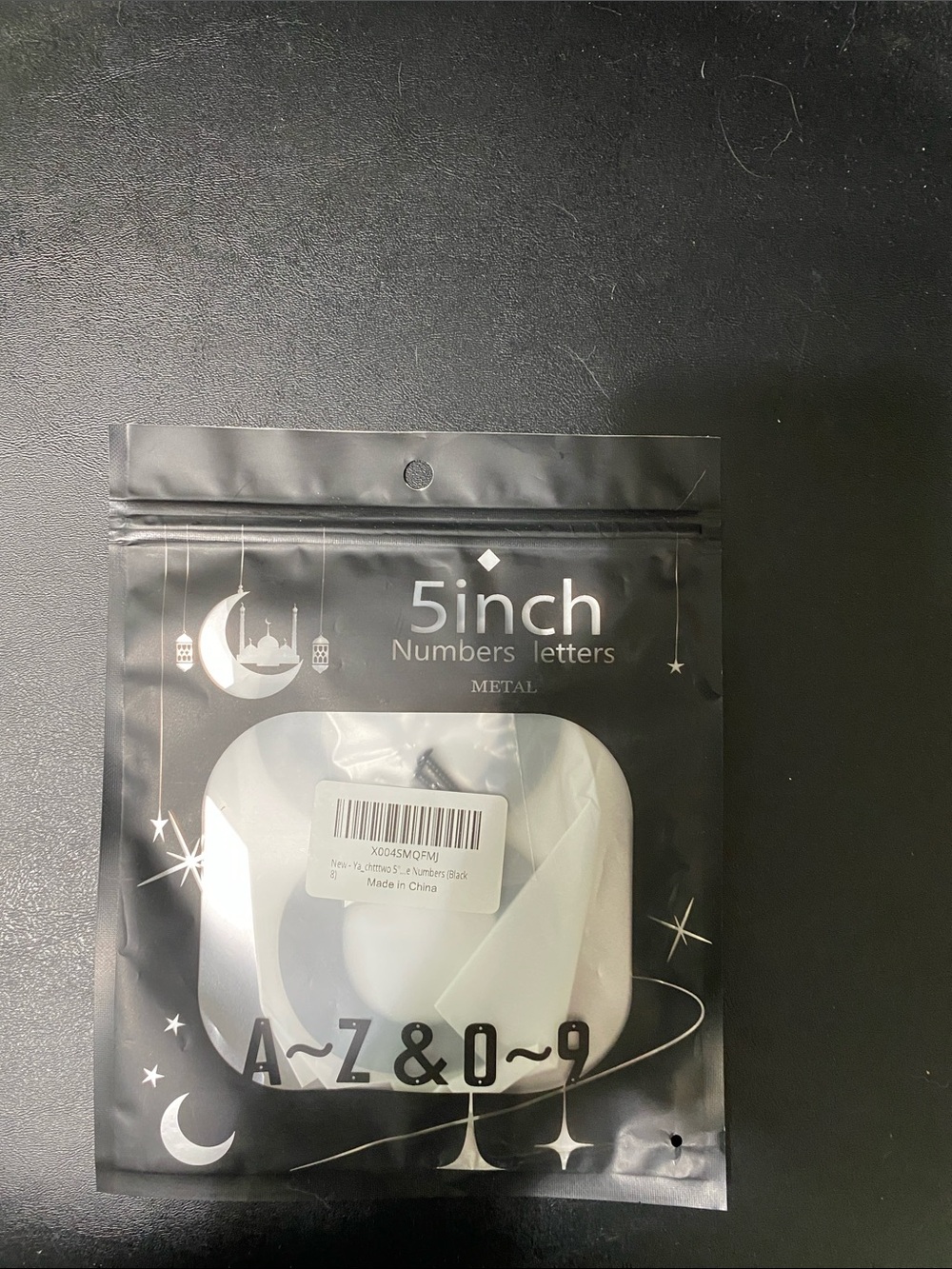 5inch Metal Number 8